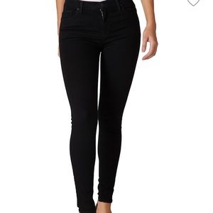 New Hudson Midrise Nico Black Jeans Super Skinny